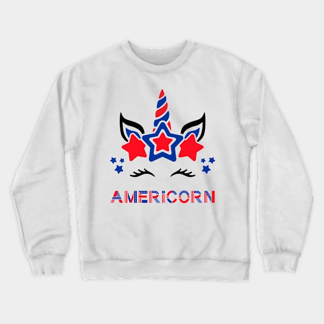 Americorn Crewneck Sweatshirt by Scott Neumyer